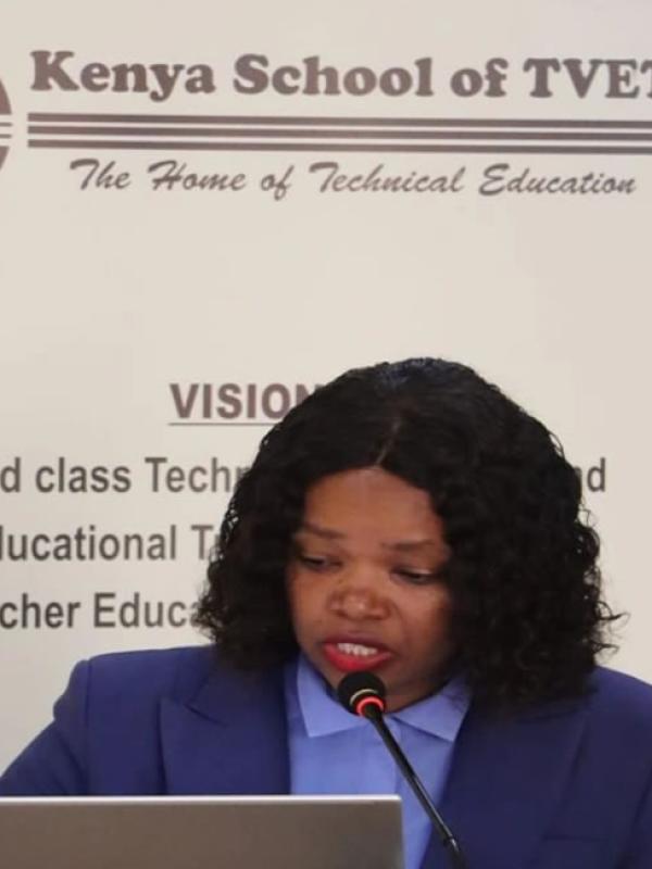 Dr. Purity Ngina, Chief Executive Officer – National Gender and Equality Commission